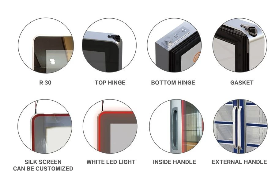 Glass Door Drink Display Fridge high quality